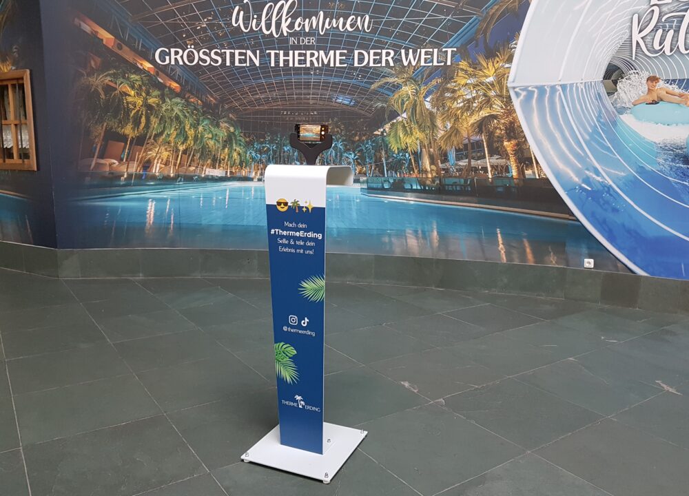 Selfie Stand Event Therme Erding Deutschland